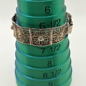 Intricate Silver Filigree Bracelet